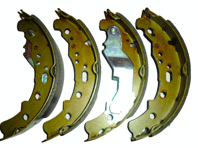 Rear Brake Shoe Kit (4 Pieces) for Piaggio Quargo