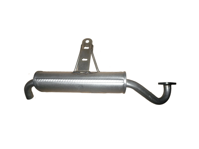 Marmitta Silenziatore di Scarico Per Piaggio Quargo LDW-702/P