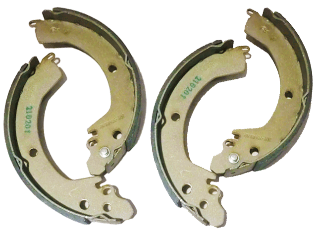 Rear Brake Shoes for Piaggio Porter NP6 - Twin Wheel Version