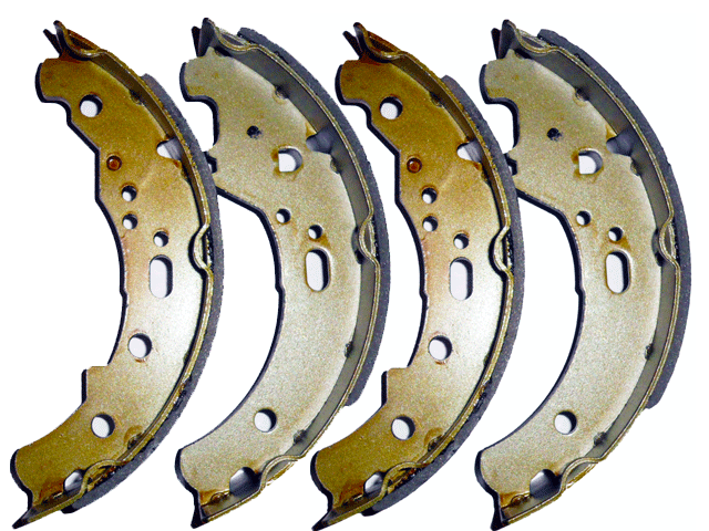 Front Brake Shoe Kit (4 Pieces) for Piaggio Quargo